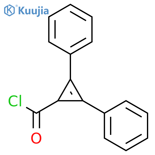 2-CYCLOPROPENE-1-CARBONYL CHLORIDE, 2,3-DIPHENYL- structure