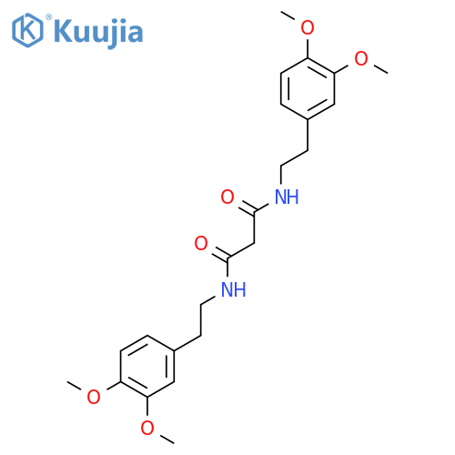Propanediamide, N,N'-bis[2-(3,4-dimethoxyphenyl)ethyl]- structure