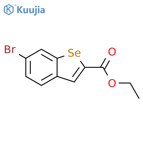 Benzo[b]selenophene-2-carboxylic acid, 6-bromo-, ethyl ester structure