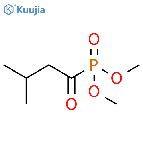 Phosphonic acid, (3-methyl-1-oxobutyl)-, dimethyl ester structure
