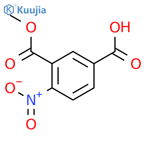 3-(Methoxycarbonyl)-4-nitrobenzoic Acid structure