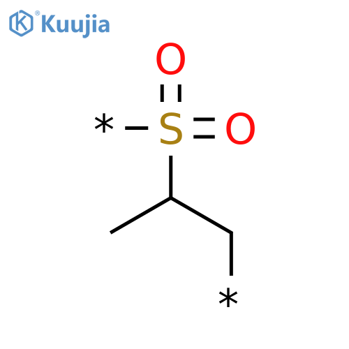 Poly[sulfonyl(1-methyl-1,2-ethanediyl)] structure