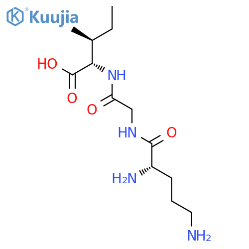 L-Isoleucine, L-ornithylglycyl- structure