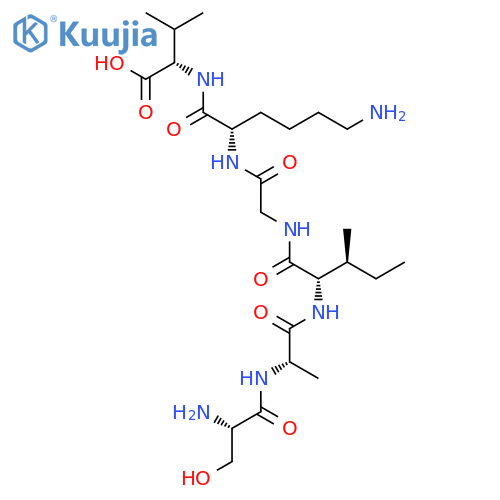 L-VALINE, L-SERYL-L-ALANYL-L-ISOLEUCYLGLYCYL-L-LYSYL- structure