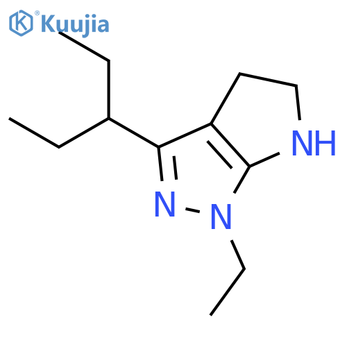 Pyrrolo[2,3-c]pyrazole,1-ethyl-3-(1-ethylpropyl)-1,4,5,6-tetrahydro- structure