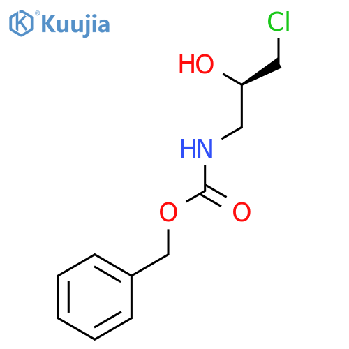 benzyl N-(2R)-3-chloro-2-hydroxypropylcarbamate structure