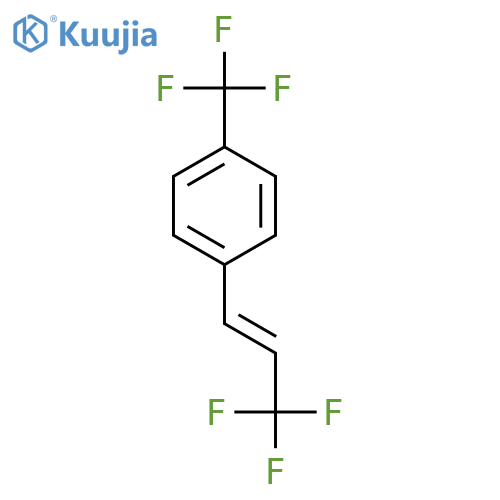 BENZENE, 1-(TRIFLUOROMETHYL)-4-[(1E)-3,3,3-TRIFLUORO-1-PROPENYL]- structure