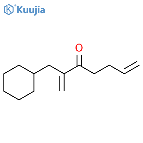 1,6-Heptadien-3-one, 2-(cyclohexylmethyl)- structure