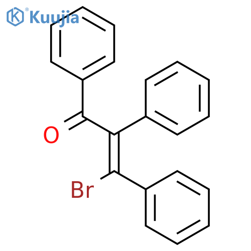 2-PROPEN-1-ONE, 3-BROMO-1,2,3-TRIPHENYL-, (Z)- structure