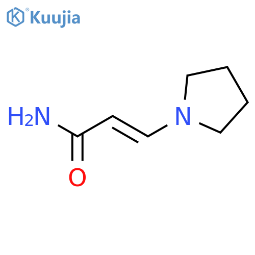 2-PROPENAMIDE, 3-(1-PYRROLIDINYL)-, (2E)- structure