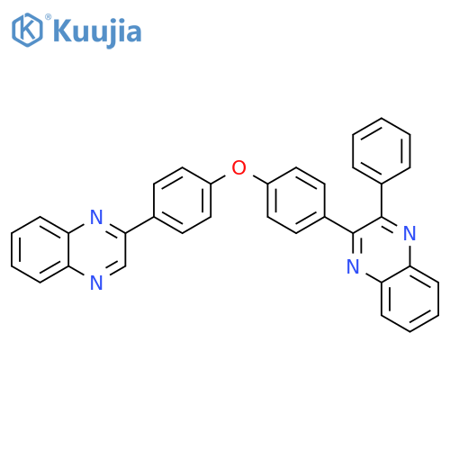 Quinoxaline, 2-phenyl-3-[4-[4-(2-quinoxalinyl)phenoxy]phenyl]- structure