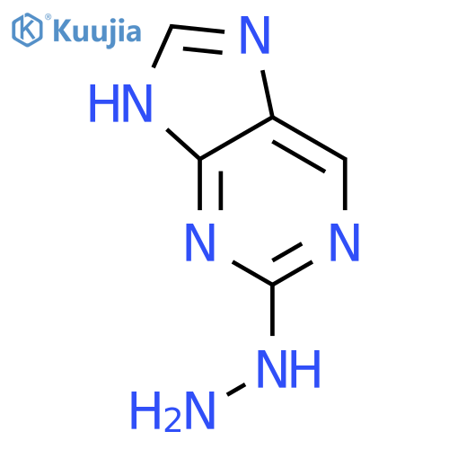 9H-Purine,2-hydrazinyl- structure