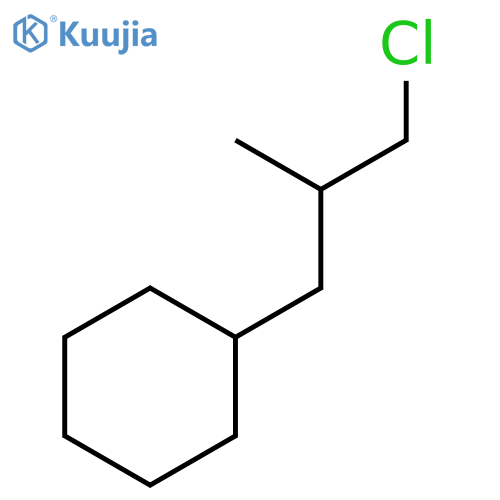 CYCLOHEXANE, (3-CHLORO-2-METHYLPROPYL)- structure