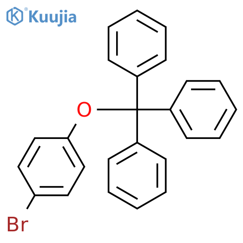 Benzene, 1-bromo-4-(triphenylmethoxy)- structure
