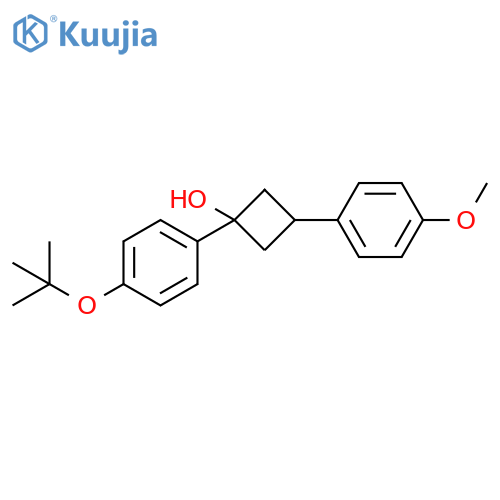 Cyclobutanol, 1-[4-(1,1-dimethylethoxy)phenyl]-3-(4-methoxyphenyl)- structure