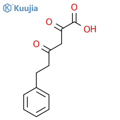 2,4-Dioxo-6-phenylhexanoic acid structure