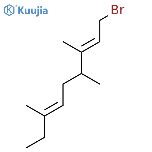 2,6-Nonadiene, 1-bromo-3,4,7-trimethyl- structure