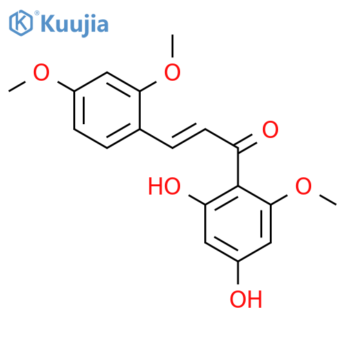2-Propen-1-one,1-(2,4-dihydroxy-6-methoxyphenyl)-3-(2,4-dimethoxyphenyl)- structure