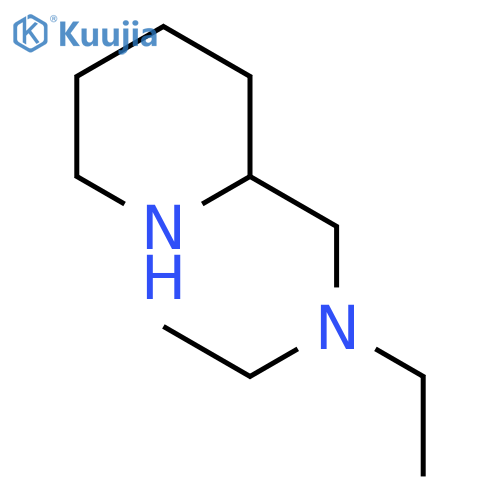 diethyl[(piperidin-2-yl)methyl]amine structure