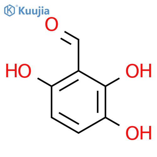 Benzaldehyde, 2,3,6-trihydroxy- structure