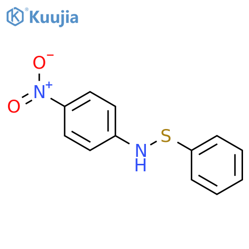 Benzenesulfenamide, N-(4-nitrophenyl)- structure
