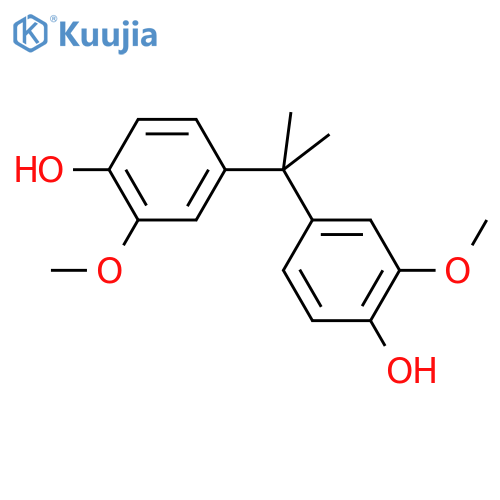 Phenol, 4,4'-(1-methylethylidene)bis[2-methoxy- structure