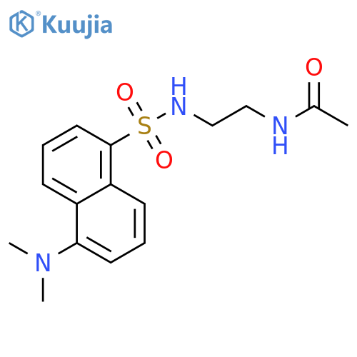 Acetamide,N-[2-[[[5-(dimethylamino)-1-naphthalenyl]sulfonyl]amino]ethyl]- structure