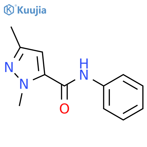 1H-Pyrazole-5-carboxamide, 1,3-dimethyl-N-phenyl- structure