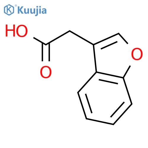 2-(1-benzofuran-3-yl)acetic acid structure