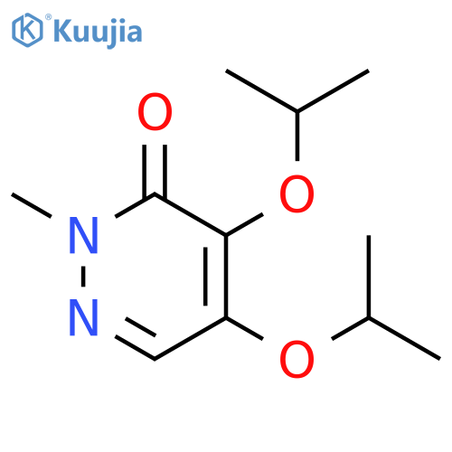 3(2H)-Pyridazinone, 2-methyl-4,5-bis(1-methylethoxy)- structure