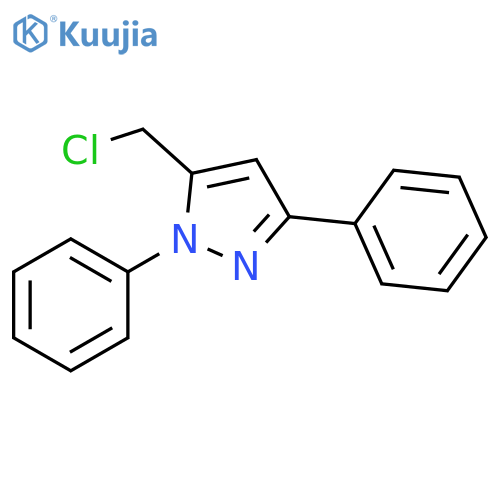 1H-Pyrazole, 5-(chloromethyl)-1,3-diphenyl- structure