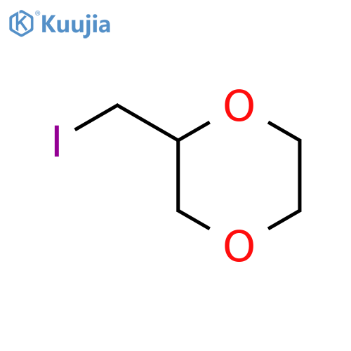 2-(Iodomethyl)-1,4-dioxane structure