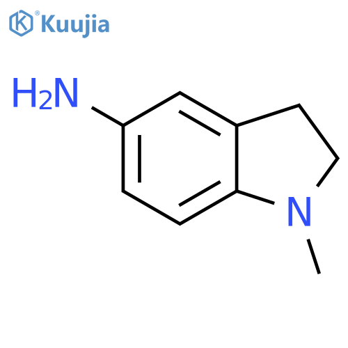 1-methyl-2,3-dihydro-1H-indol-5-amine structure