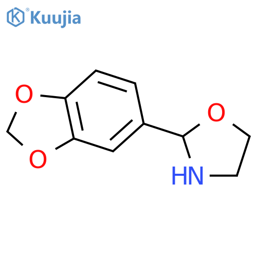 Oxazolidine, 2-(1,3-benzodioxol-5-yl)- structure