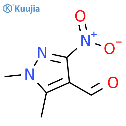 1H-Pyrazole-4-carboxaldehyde, 1,5-dimethyl-3-nitro- structure