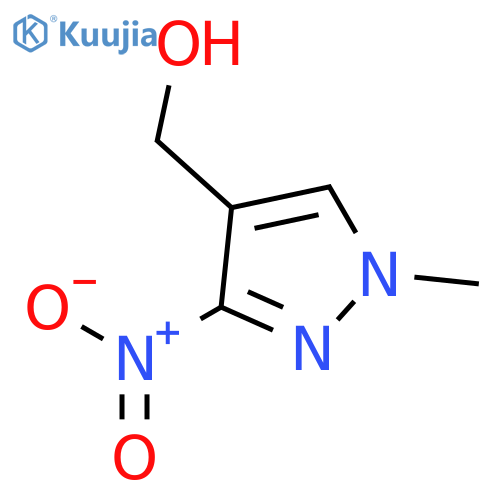(1-methyl-3-nitro-1H-pyrazol-4-yl)methanol structure