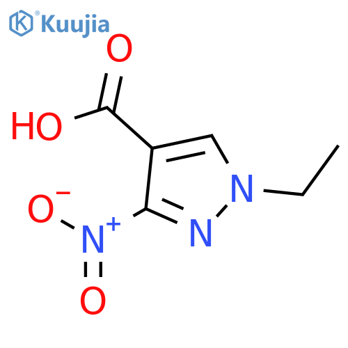 1H-Pyrazole-4-carboxylic acid, 1-ethyl-3-nitro- structure