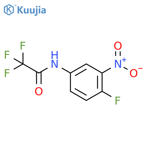 Acetamide, 2,2,2-trifluoro-N-(4-fluoro-3-nitrophenyl)- structure