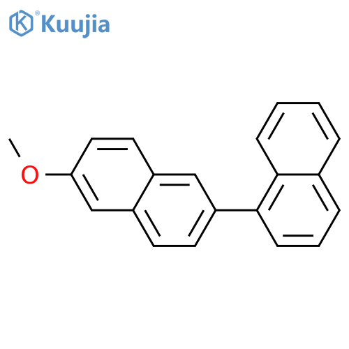 1,2'-Binaphthalene, 6'-methoxy- structure