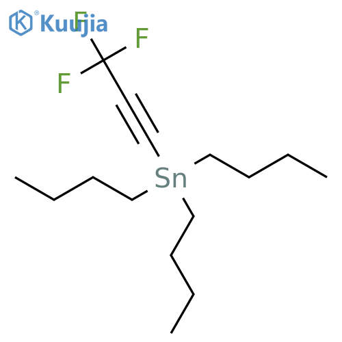 tributyl(3,3,3-trifluoroprop-1-ynyl)stannane structure