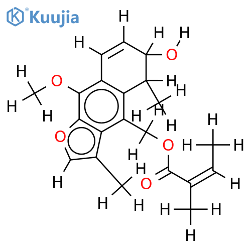 14-(Angeloyloxy)cucalohastin-3beta-ol structure