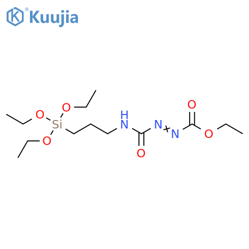 10-Oxa-2,3,5-triaza-9-siladodec-2-enoic acid, 9,9-diethoxy-4-oxo-, ethyl ester structure
