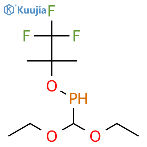 Phosphoranyl, diethoxymethyl(2,2,2-trifluoro-1,1-dimethylethoxy)- structure