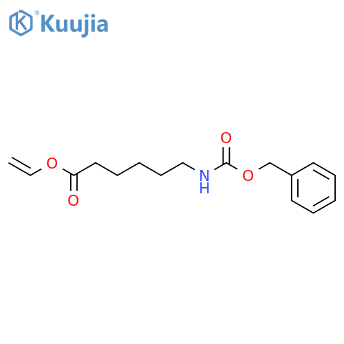 HEXANOIC ACID, 6-[[(PHENYLMETHOXY)CARBONYL]AMINO]-, ETHENYL ESTER structure