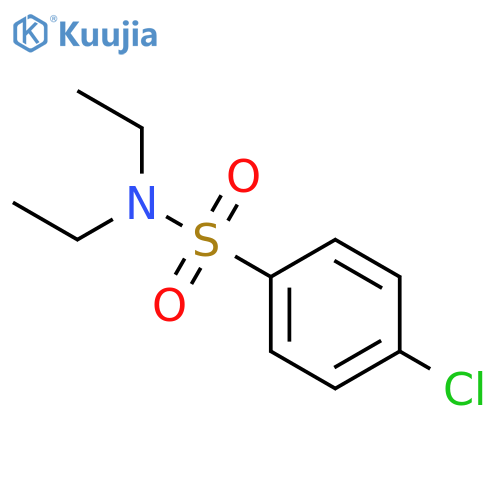 Benzenesulfonamide, 4-chloro-N,N-diethyl- structure