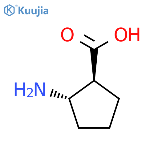 (1S,2S)-2-aminocyclopentanecarboxylic acid structure