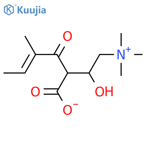 1-Propanaminium,3-carboxy-N,N,N-trimethyl-2-[[(2E)-2-methyl-1-oxo-2-buten-1-yl]oxy]-, innersalt structure