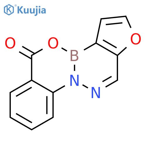 6H-FURO[3',2':4,5][1,2,3]DIAZABORINO[2,3-A][3,1,2]BENZOXAZABORIN-6-ONE structure