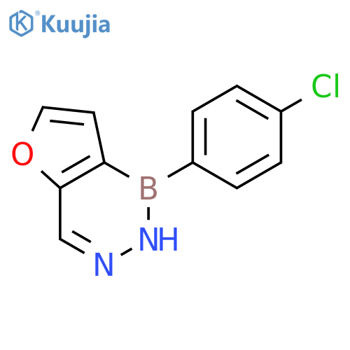 Furo[3,2-d][1,2,3]diazaborine, 1-(4-chlorophenyl)-1,2-dihydro- structure