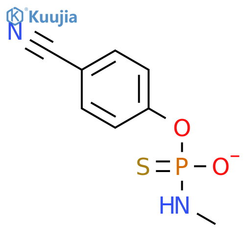PHOSPHORAMIDOTHIOIC ACID, METHYL-, O-(4-CYANOPHENYL) ESTER structure